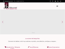 Tablet Screenshot of design-bois.fr